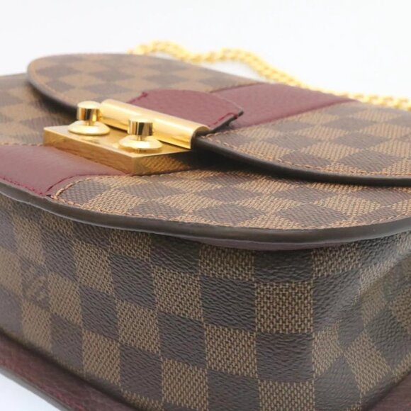 LOUIS VUITTON Damier Ebene Wight Chain Shoulder Bag LV Auth - Picture 11 of 16